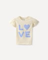 Playera Dise&ntilde;o Love,CRUDO