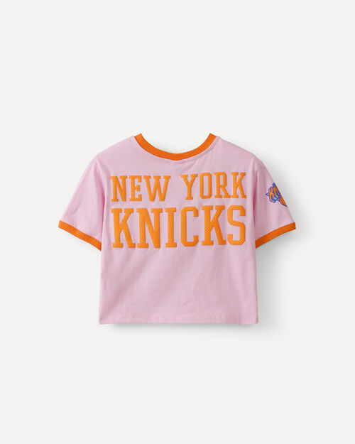 Playera Cropped New York Knicks