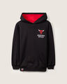 Sudadera Hoodie Chicago Bulls,NEGRO