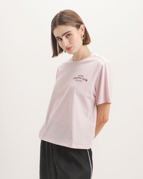 Playera Gr&aacute;fico Rosa