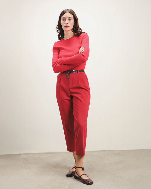 Pantalón Cropped Rojo