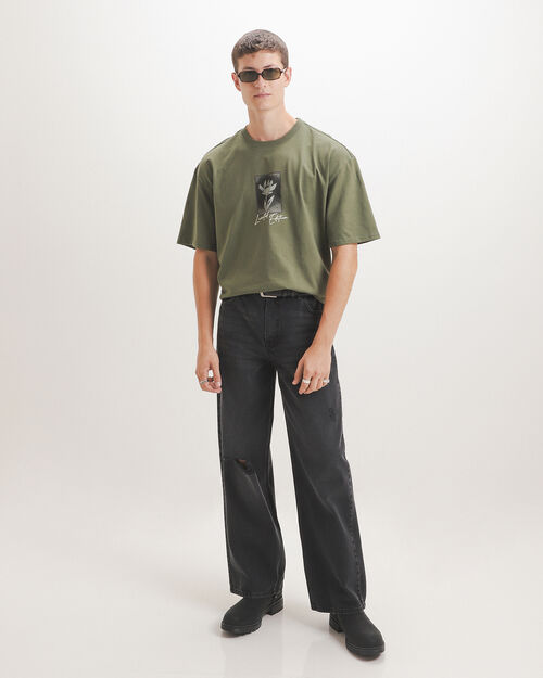 Playera Verde Boxy