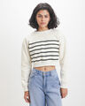 Sudadera Cerrada Cropped,ARENA