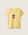 Playera Beige Estampado,CREMA