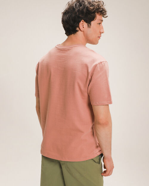 Playera Rosa Con Estructura