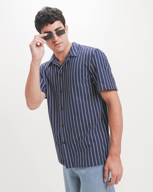 Camisa Azul Rayas