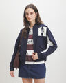 Chamarra Bomber Azul,AZUL ULTRAMAR