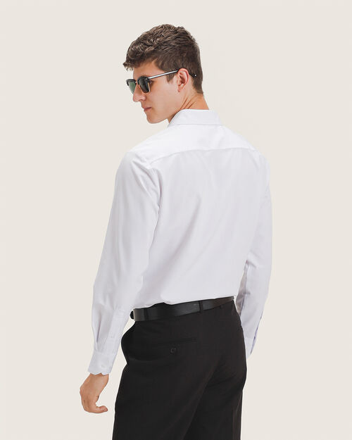 Camisa Blanca Manga Larga