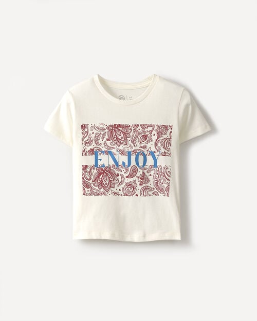 Playera Texto Enjoy