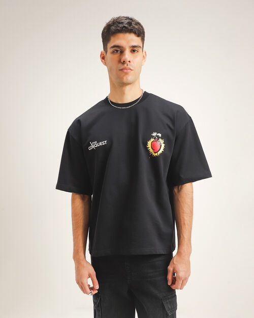 Playera Cropped Estampada