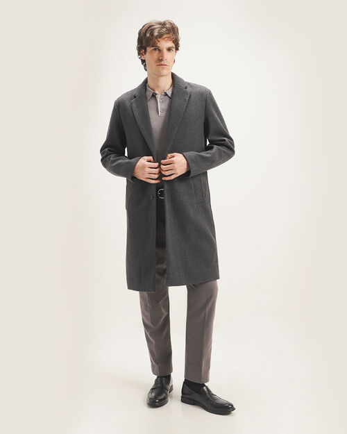 Abrigo Gris Largo