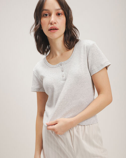 Top De Pijama Botones