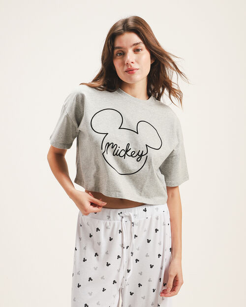 Playera De Pijama Mickey Mouse