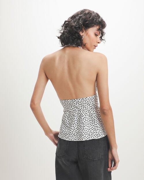 Top Halter Estampado