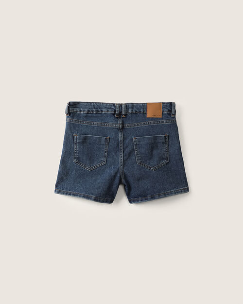 Short Mezclilla Azul Marino