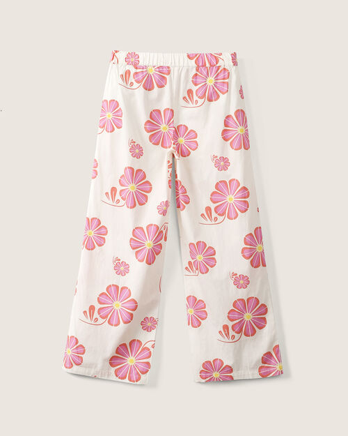 Pantal&oacute;n Beige Flores