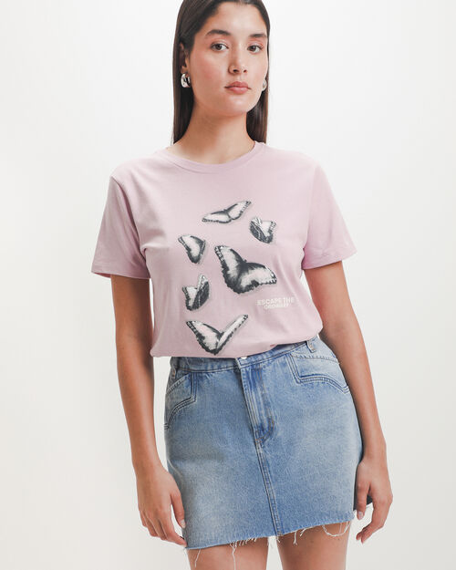 Playera Dise&ntilde;o Mariposas