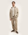 Jogger Fit Relaxed Beige,CRUDO