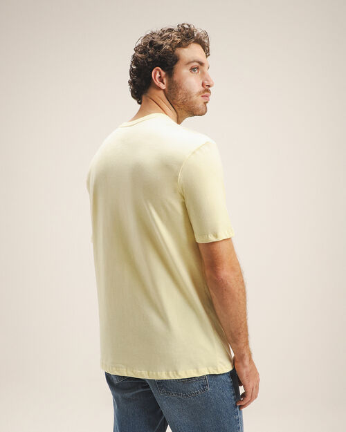 Playera Amarilla Estampada