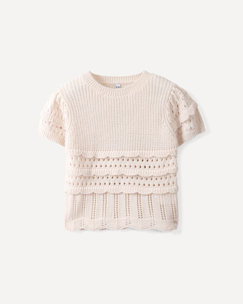 Top Beige De Punto