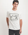 Playera Boxy Estampada,ARENA