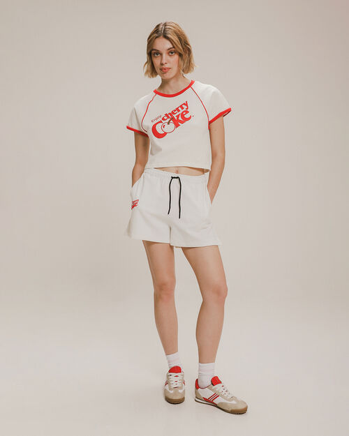 Short Cintura Elástica Coca Cola