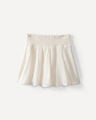 Falda Mini Smock,CREMA