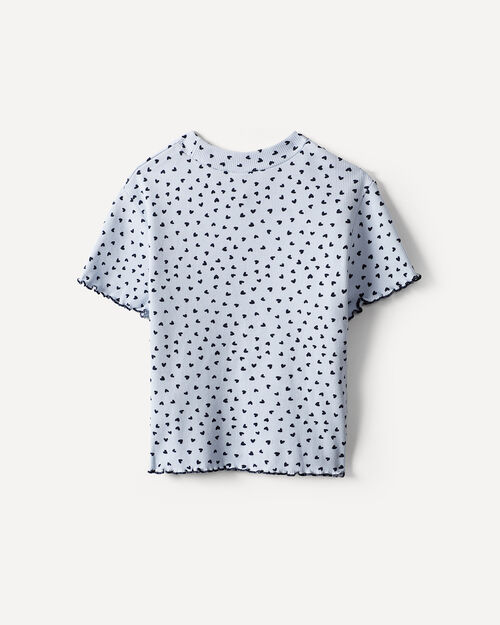 Playera Estampada Corazones