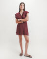 Vestido Corto Blanco,ROSA BUGAMBILIA