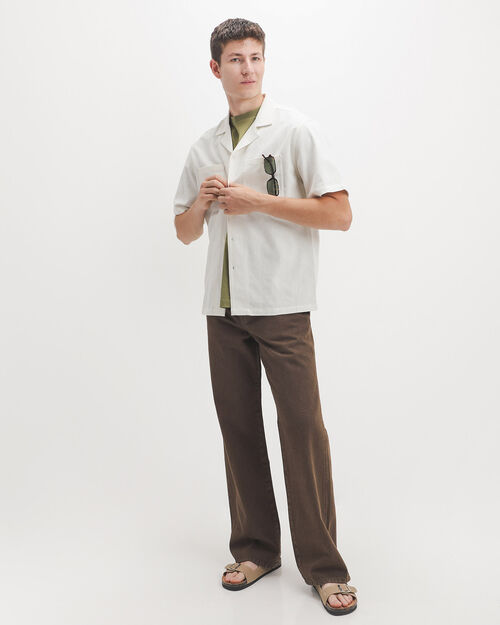 Camisa Blanca Bolsillos