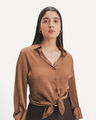 Camisa Manga Larga,CAFE