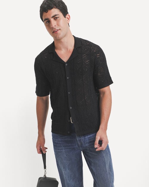 Camisa Tejida De Punto