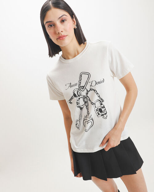 Playera Beige Slim