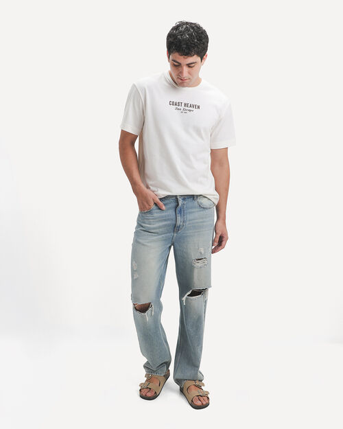 Wide Leg Jeans Destrucciones