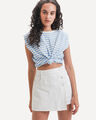 Playera Amarilla Estampada,AZUL PASTEL