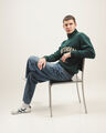 Sudadera Fit Relaxed Verde,VERDE BOSQUE