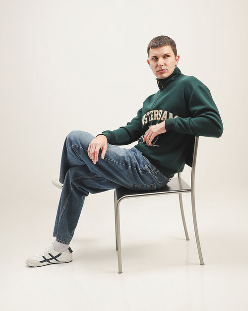 Sudadera Fit Relaxed Verde