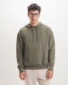 Sudadera Blanca Cerrada,OLIVO