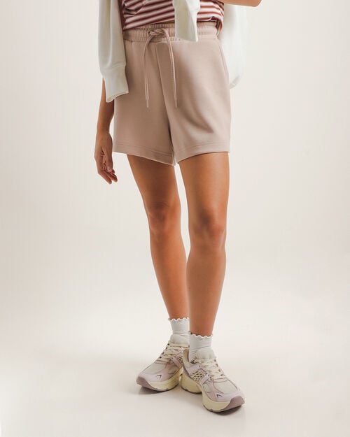 Short Rosa Cintura El&aacute;stica