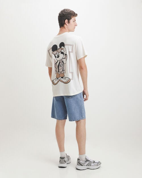 Playera Beige Mickey Mouse