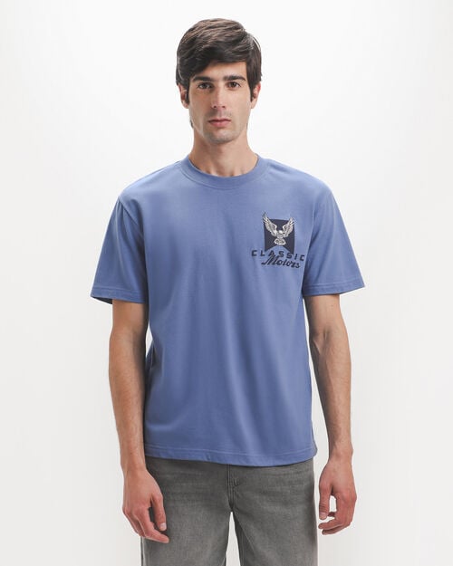 Playera Azul Manga Corta