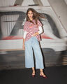 Jeans Azul Culotte,AZUL CIELO