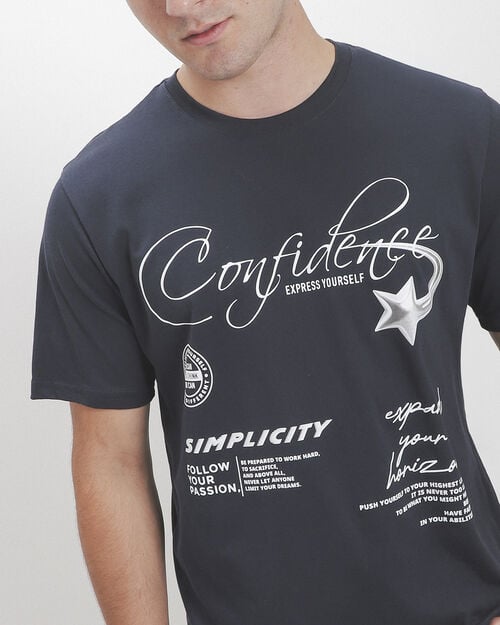 Playera Azul Regular