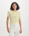 Polo Beige Tejida,AMARILLO CLARO