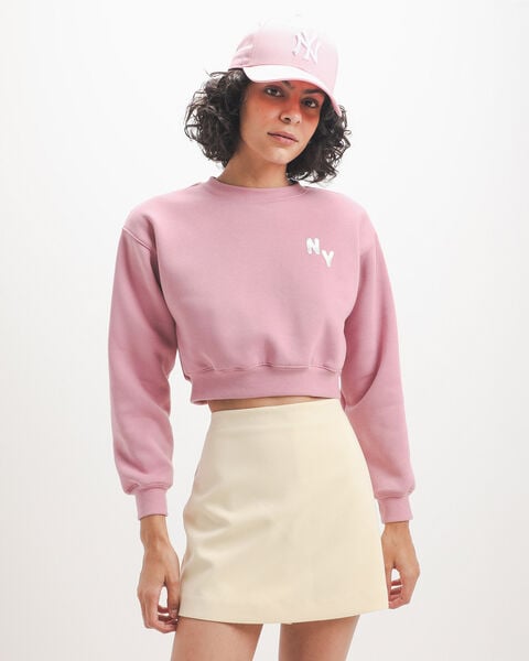 Sudadera Cerrada Rosa