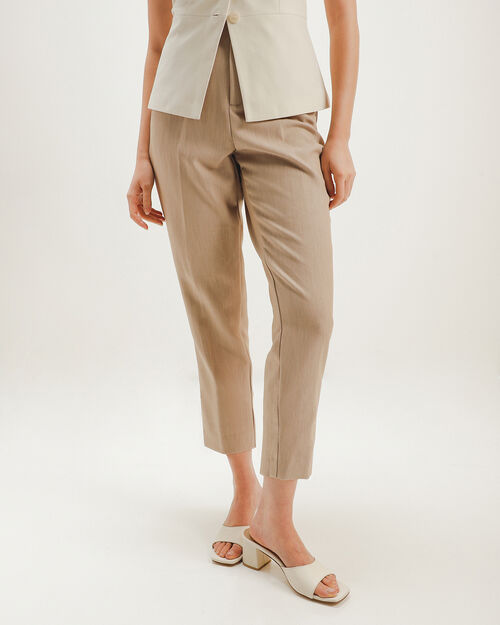 Pantal&oacute;n Caf&eacute; Pinzas