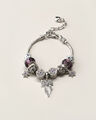 Pulsera Charms Moño,PLATEADO P9