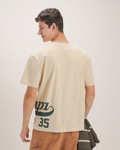 Playera Estampada Fit Relaxed