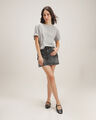 Falda Mini Cargo Gris,GRIS