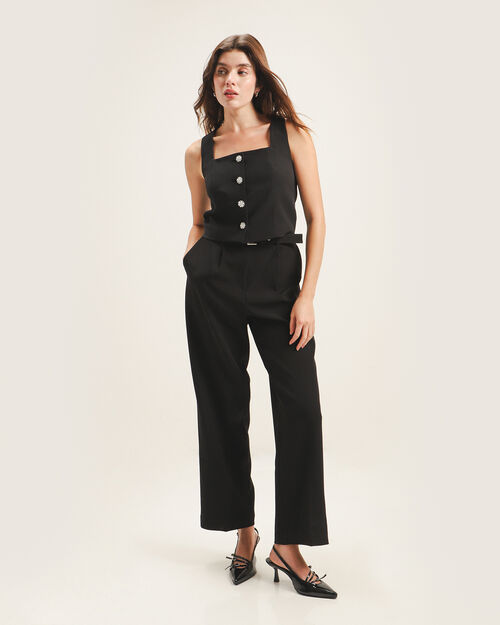 Pantalón Negro Cinturón